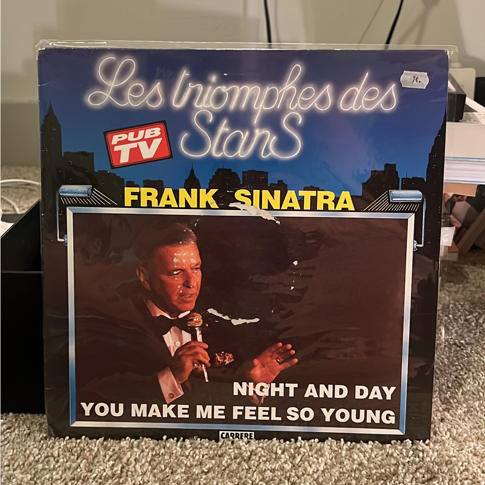 Frank Sinatra Vinyl Record - Night and Day - les triomphes des stars